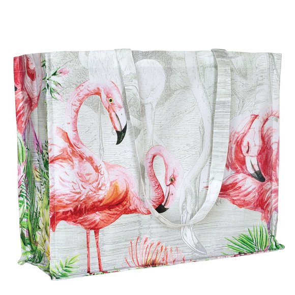 Michel Design Works Designer Flamingo Tote Bag - Picture 2 of 2